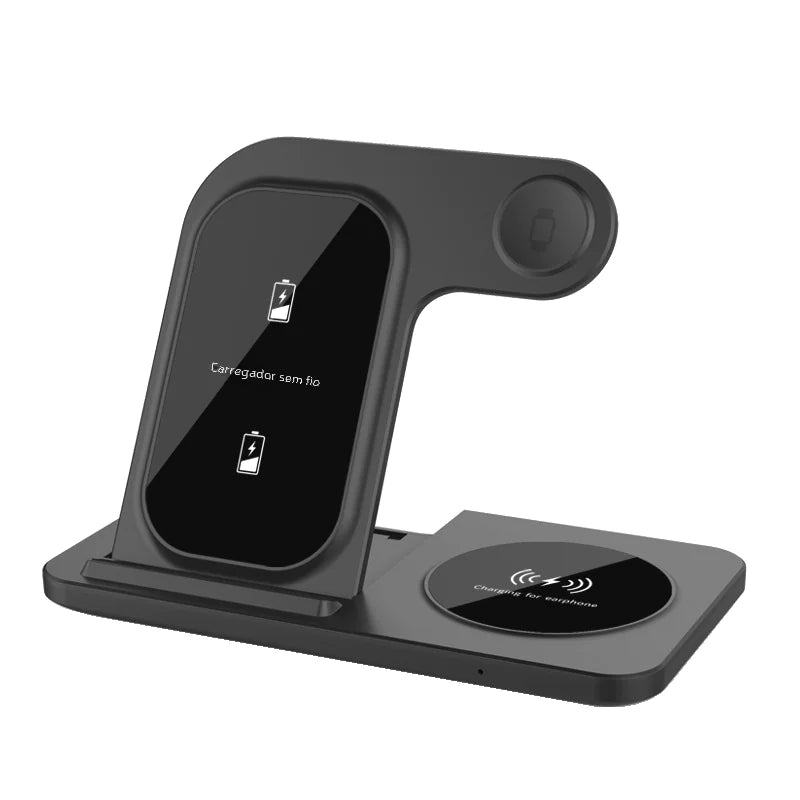 3-in-1 Wireless Charging Desk Stand for Phones
